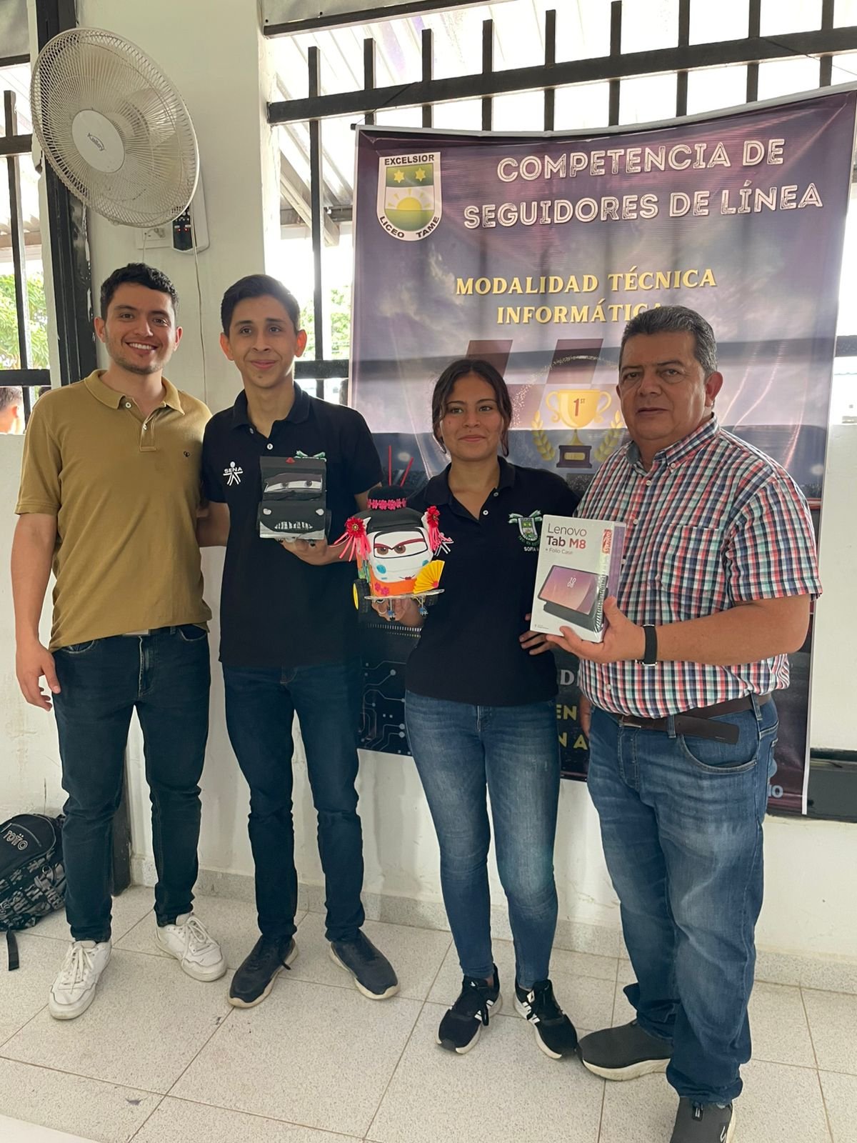 Foto del carro ganador